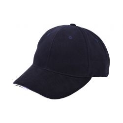 Heavy Brushed Cap met Ledverlichting Navy acc. Wit