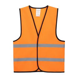 Kinder Veiligheidsvest Poly Oranje Bulk 3-6 years