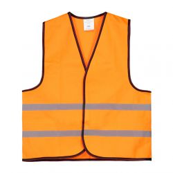 Kinder Veiligheidsvest Polyester Oranje Bulk