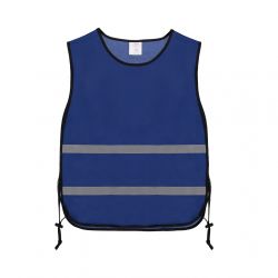 Trainingsvest polyester Kobalt