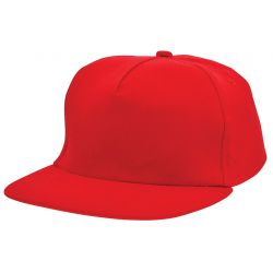 Brushed Honkbal Cap Rood acc. Rood