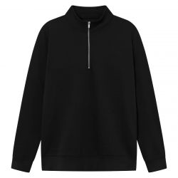 Unisex half-zip -  Wit - 3XL