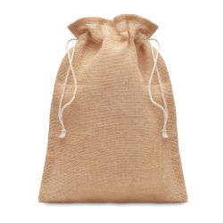 Jute geschenkzak medium