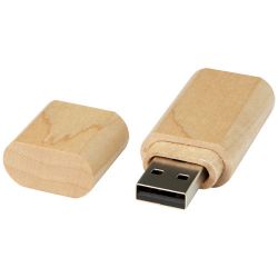 Houten USB 2.0 met sleutelring