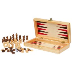 Mugo 3-in-1 houten spellenset