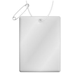 RFX™ grote rechthoekige reflecterende TPU hanger