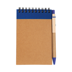 Recycled notitieboek A6 met pen