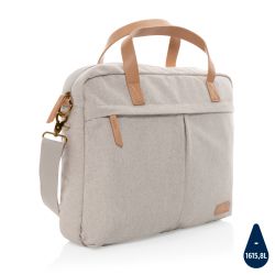 Impact AWARE™ 16 oz. recycled canvas laptoptas