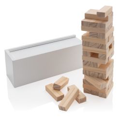 FSC® Deluxe houten tuimeltoren stapelspel