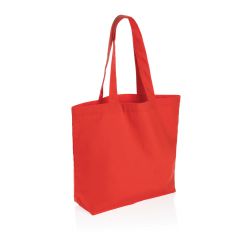 Impact Aware™ recycled canvas shopper met vakje 240gsm