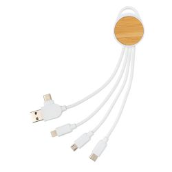 RCS gerecycled plastic Ontario 6-in-1 ronde kabel